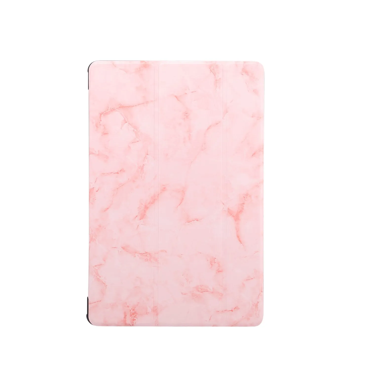 For Samsung Tab S6 T860 Tablet Cover Marbling Pattern PU Leather Anti-fall Anti-scrach Anti-slip Protect Shell Tri-fold Case  purple