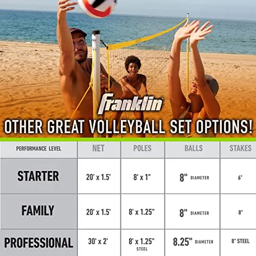 Franklin Sports Intermediate Volleyball Set