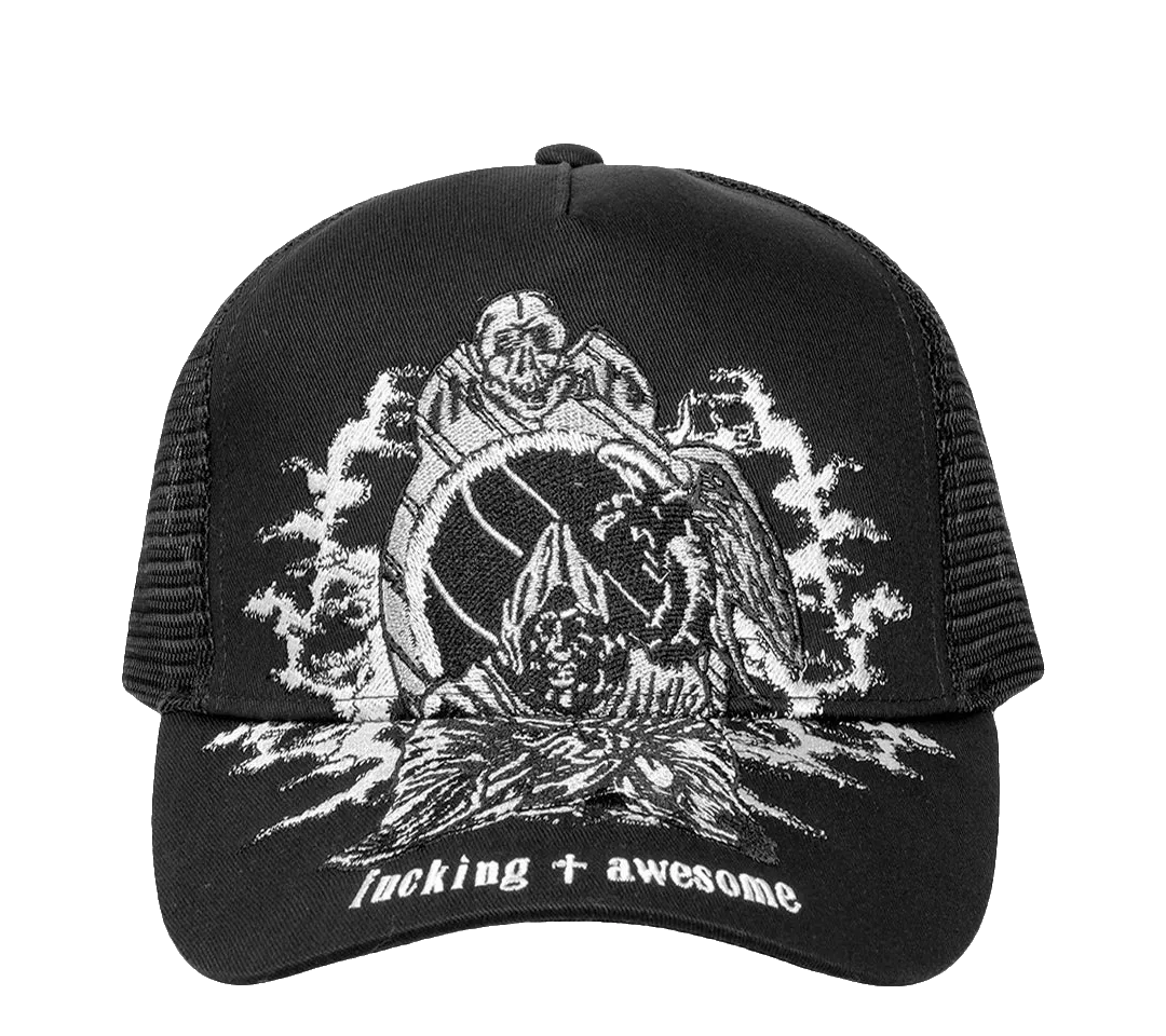 Fucking Awesome Demon Trucker Hat