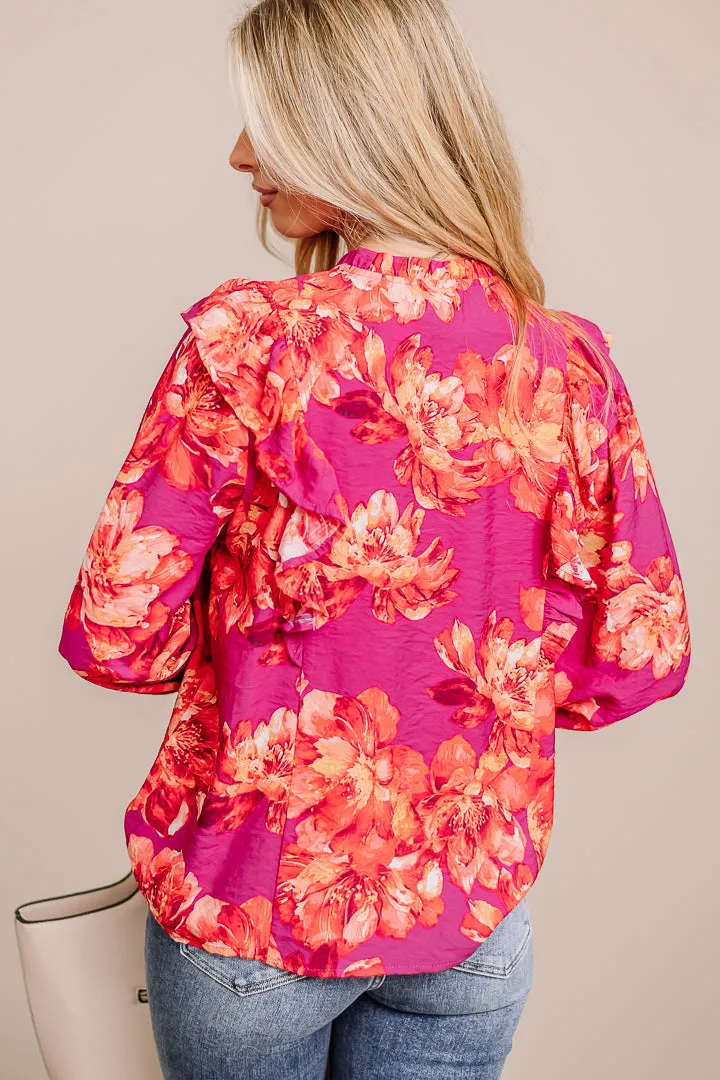 Garden Party Floral Top