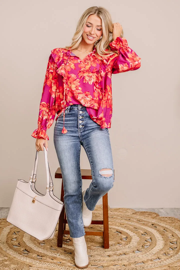 Garden Party Floral Top