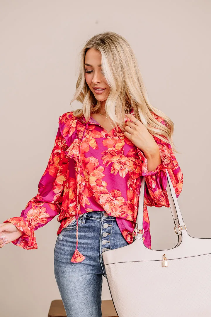 Garden Party Floral Top