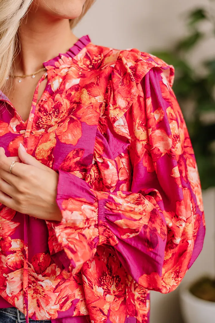 Garden Party Floral Top