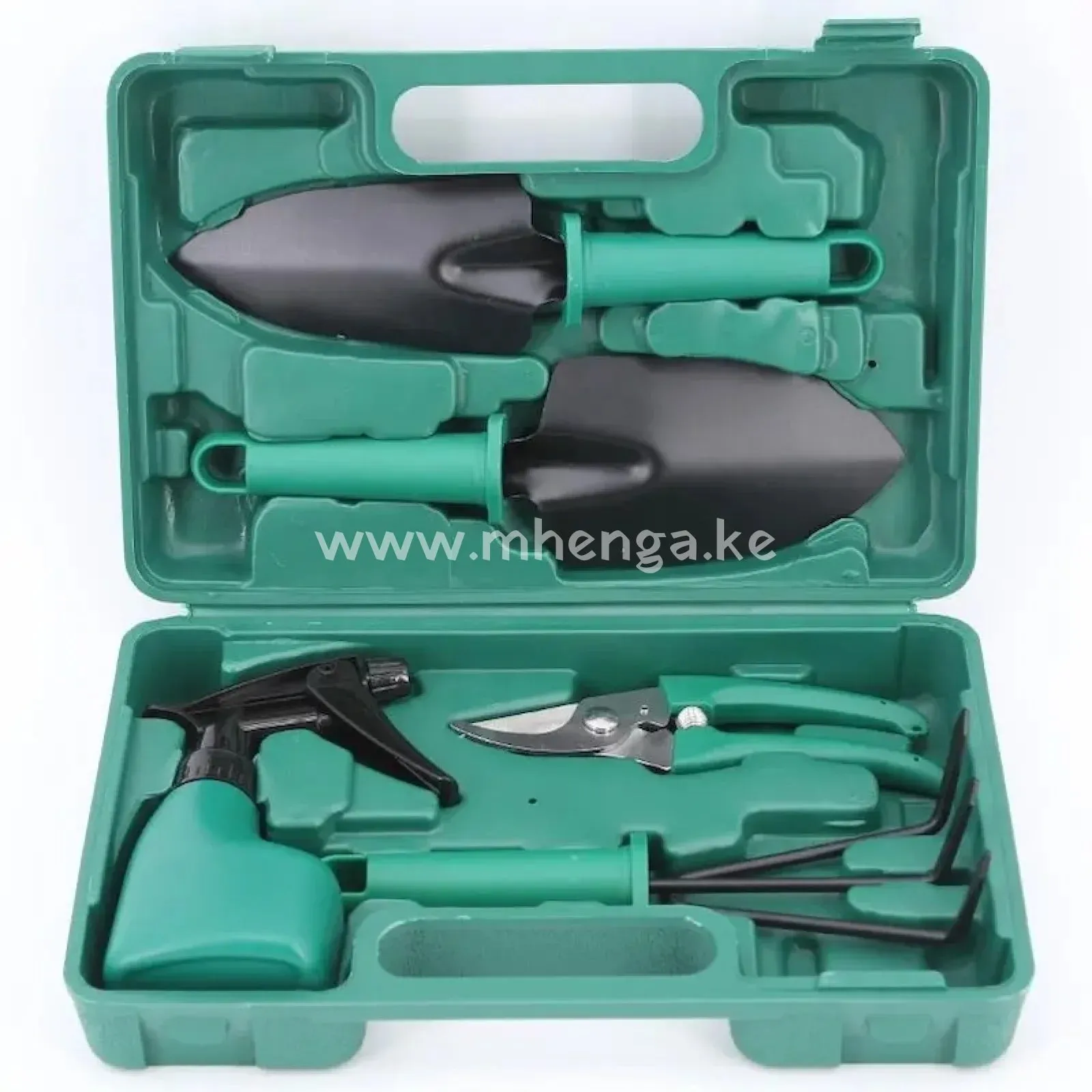 Garden Tool Set, 5 PCS Gardening Hand Tools Kit, Gardening Tool Set, Gardening Gifts for Women with Pruning Shears Hand Rake Shovel Transplanter Cultivator