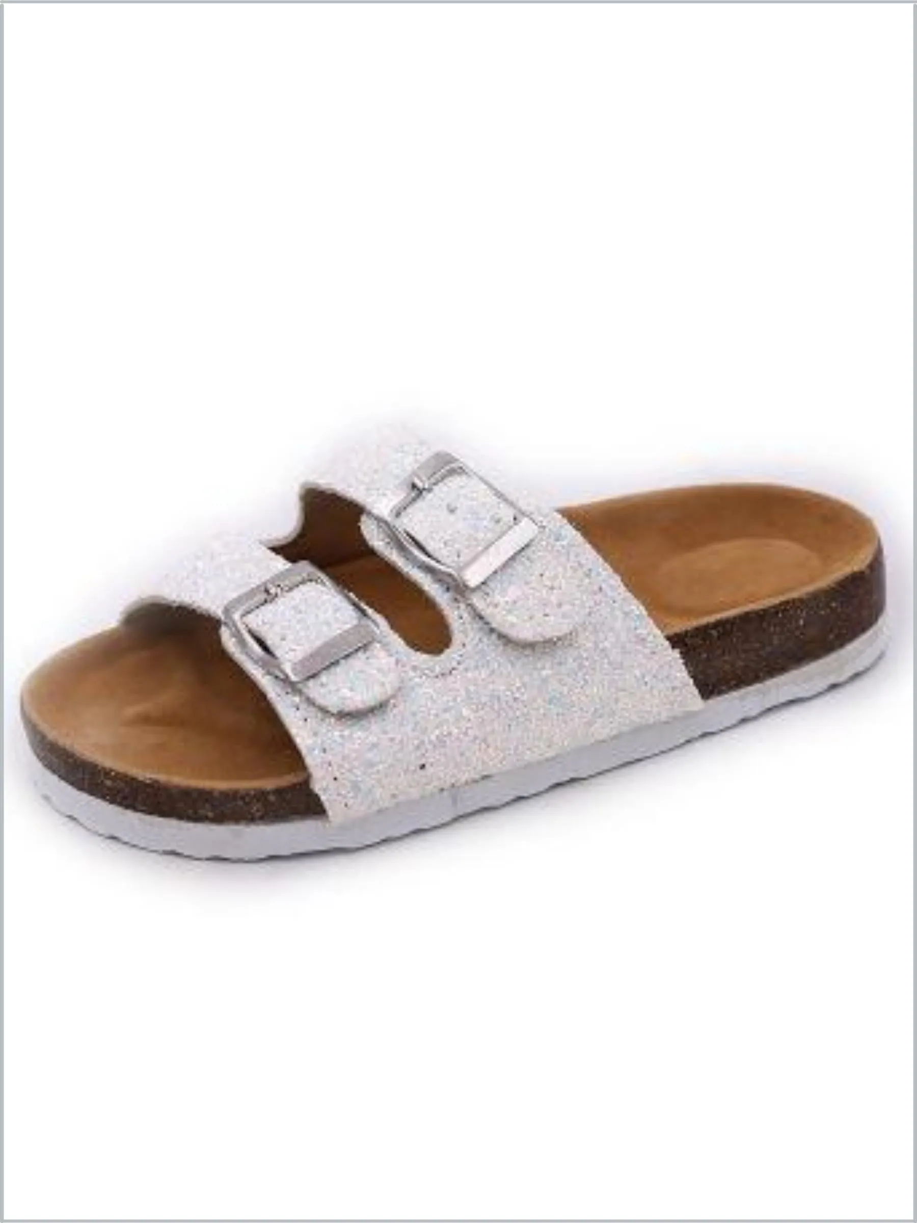 Girls Sparkle Sequined Sandals