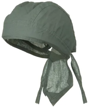 GRAY Doo-Rag Skull Cap Solid Du-Bandana Motorcycle Helmet Liner Chemo Head-Scarf