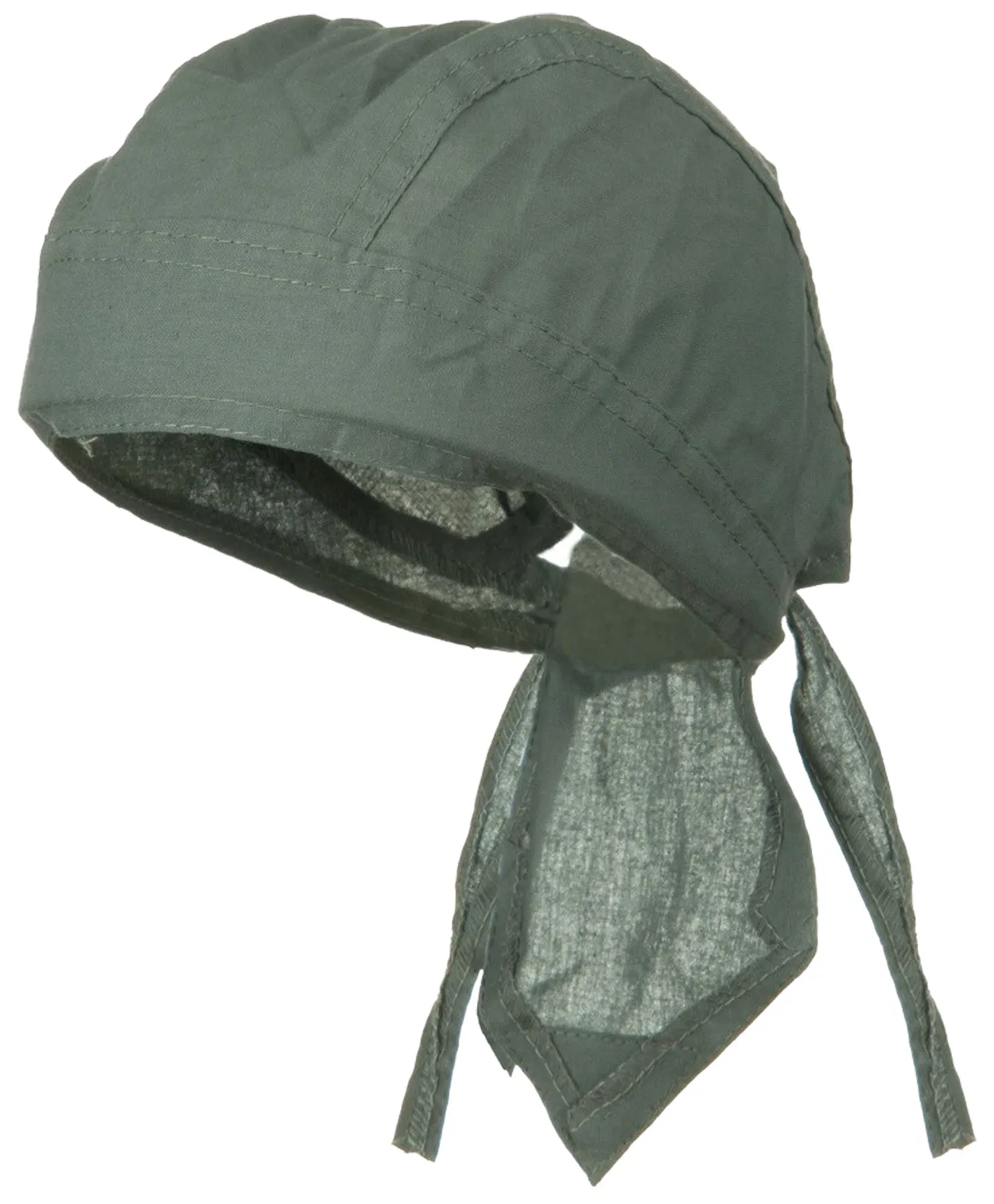 GRAY Doo-Rag Skull Cap Solid Du-Bandana Motorcycle Helmet Liner Chemo Head-Scarf