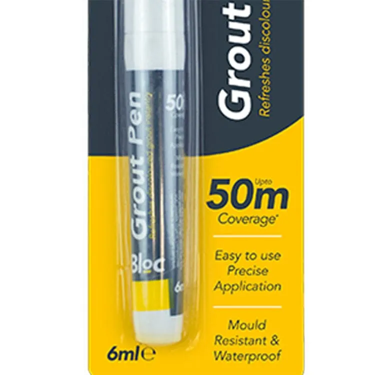 Grout Pen White Refresher Instant Kitchen Shower Bathroom Tile Mould Cleaner