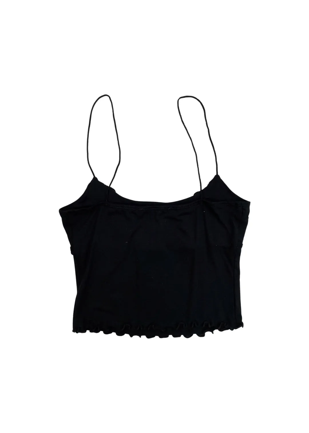 Hazel Bubble Cami Top - Black