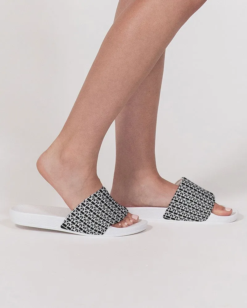 HEED NYC New Signature White Bottom Women's Slide Sandal