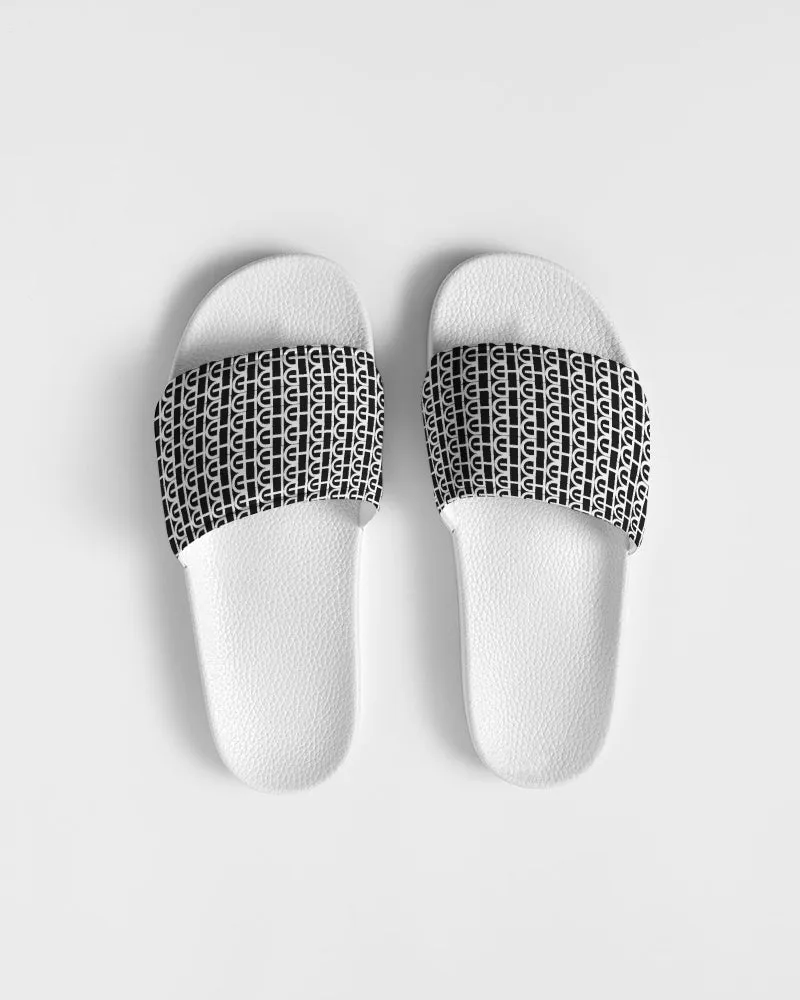 HEED NYC New Signature White Bottom Women's Slide Sandal