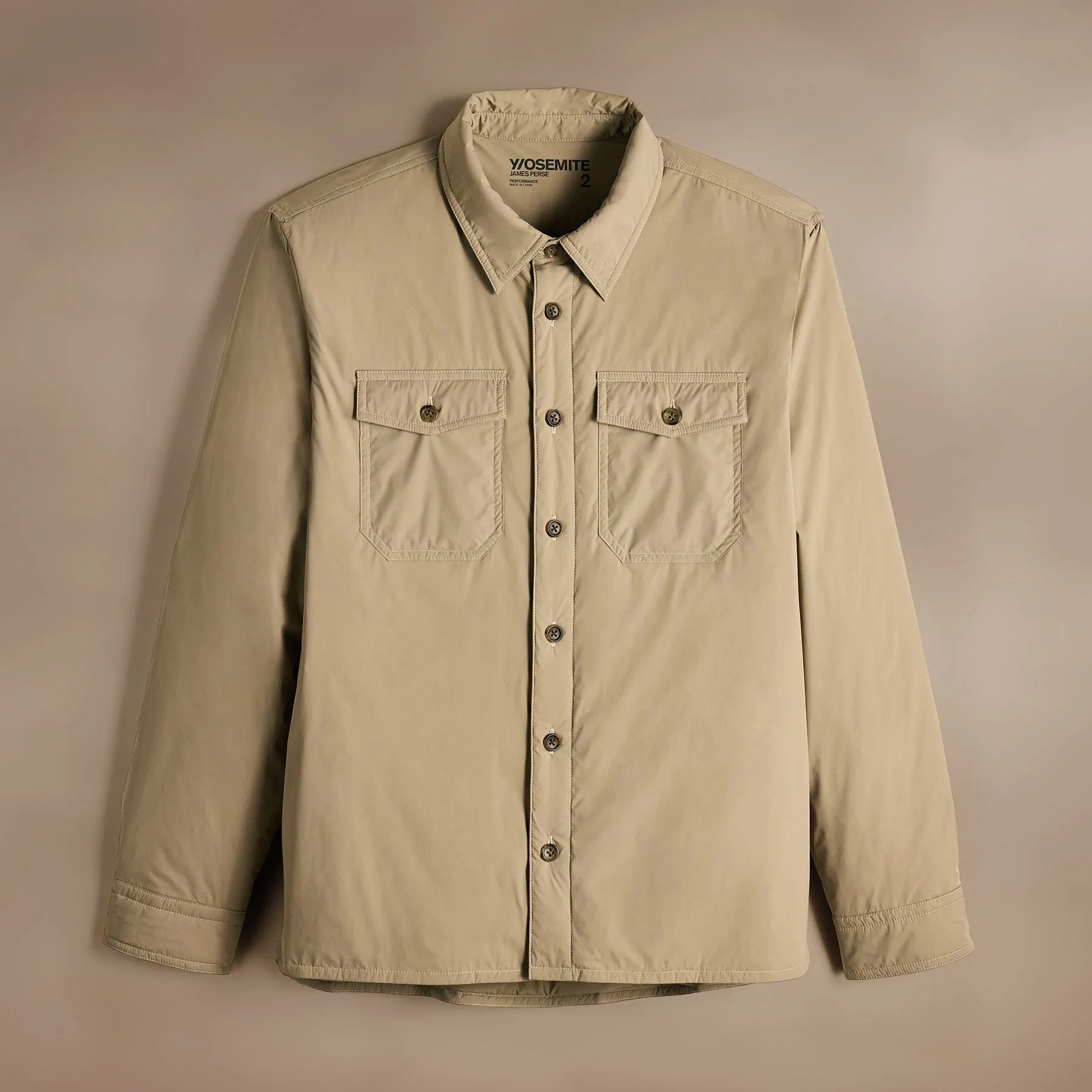 Insulated Outdoor Shirt Jacket - Coyote