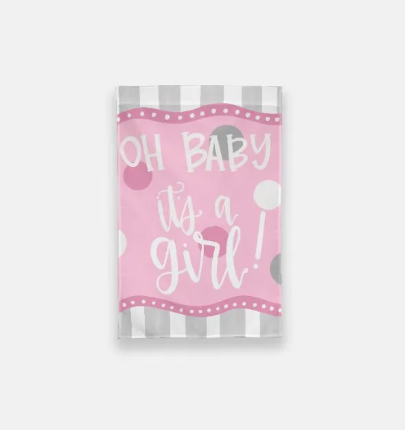 It's a Girl Garden Flag