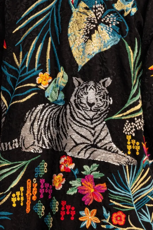Johnny Was Monica Kimono (Lined) | Black