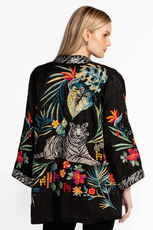 Johnny Was Monica Kimono (Lined) | Black