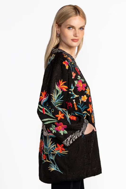 Johnny Was Monica Kimono (Lined) | Black
