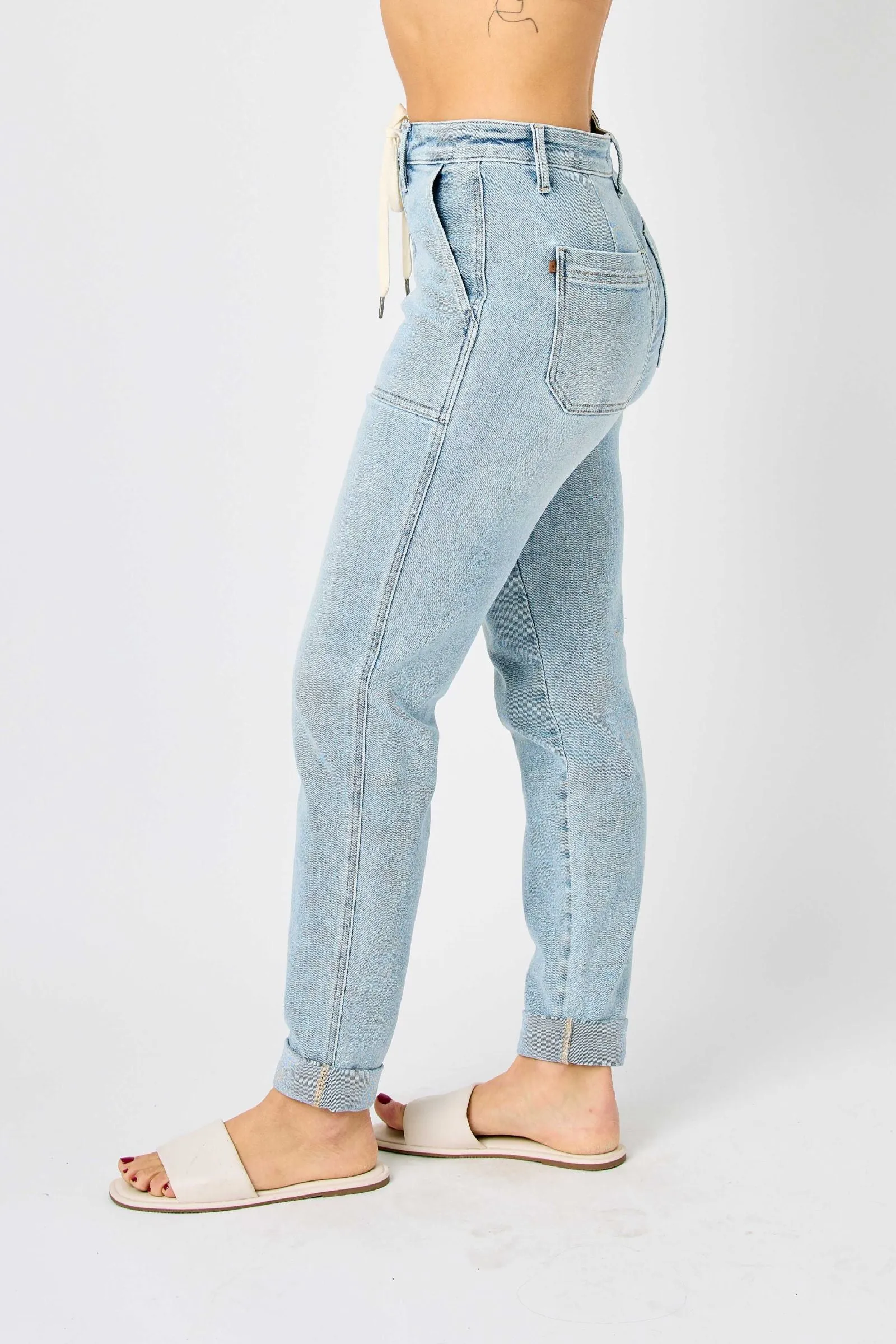 Judy Blue Airplane Mode High Waist Vintage Jogger