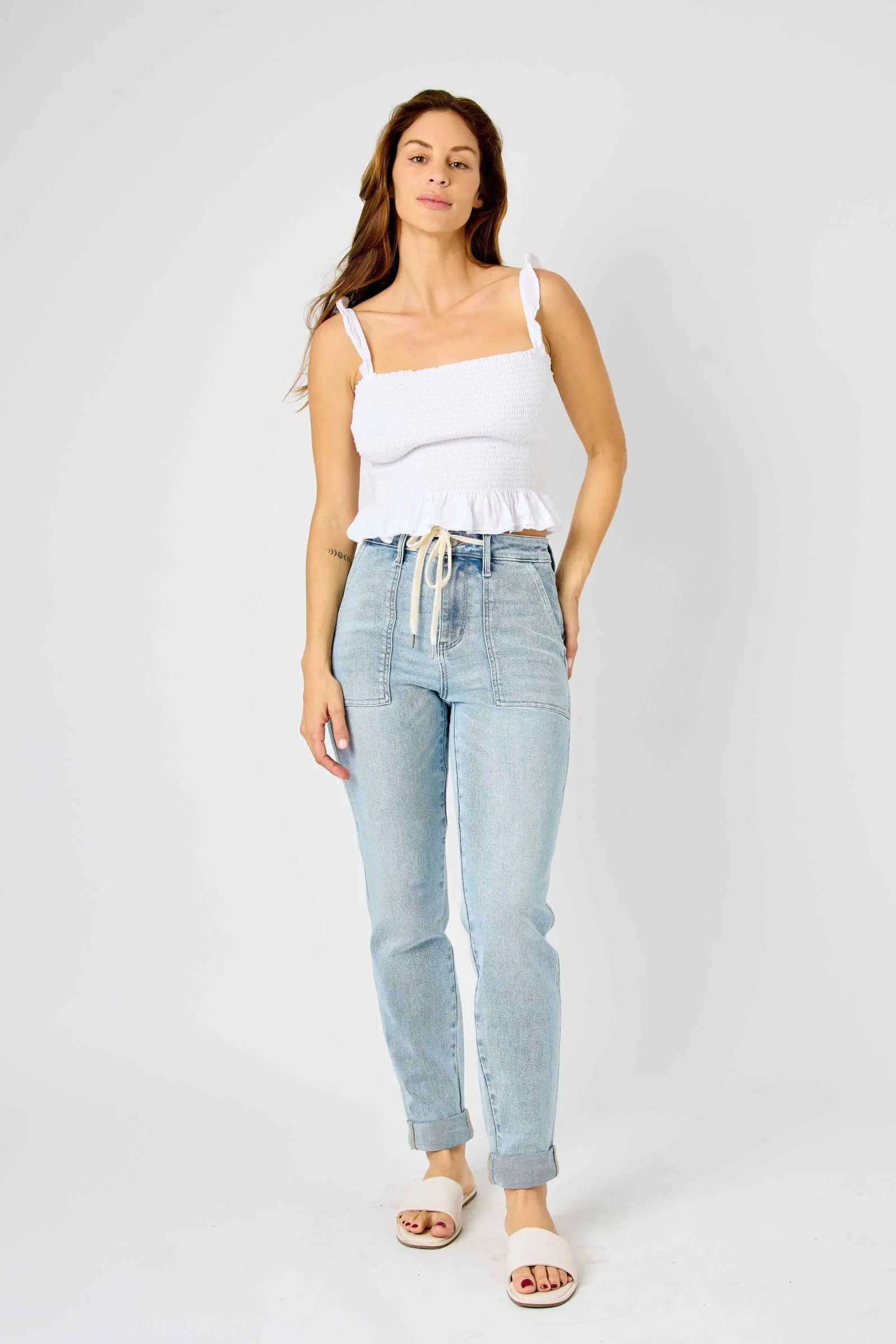 Judy Blue Airplane Mode High Waist Vintage Jogger