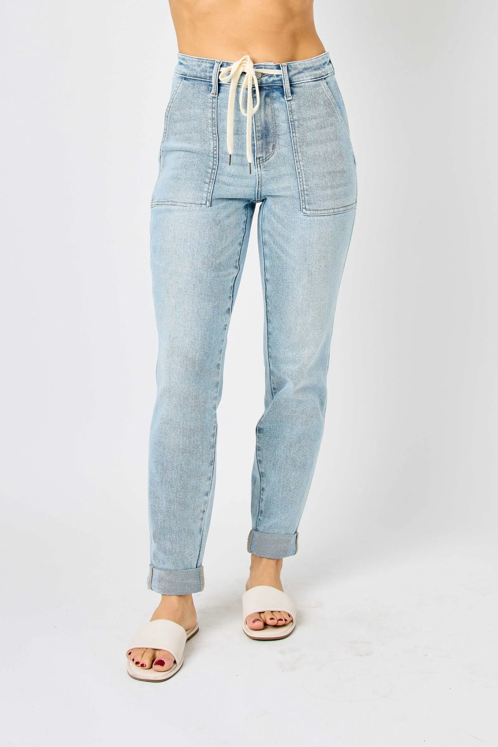 Judy Blue Airplane Mode High Waist Vintage Jogger