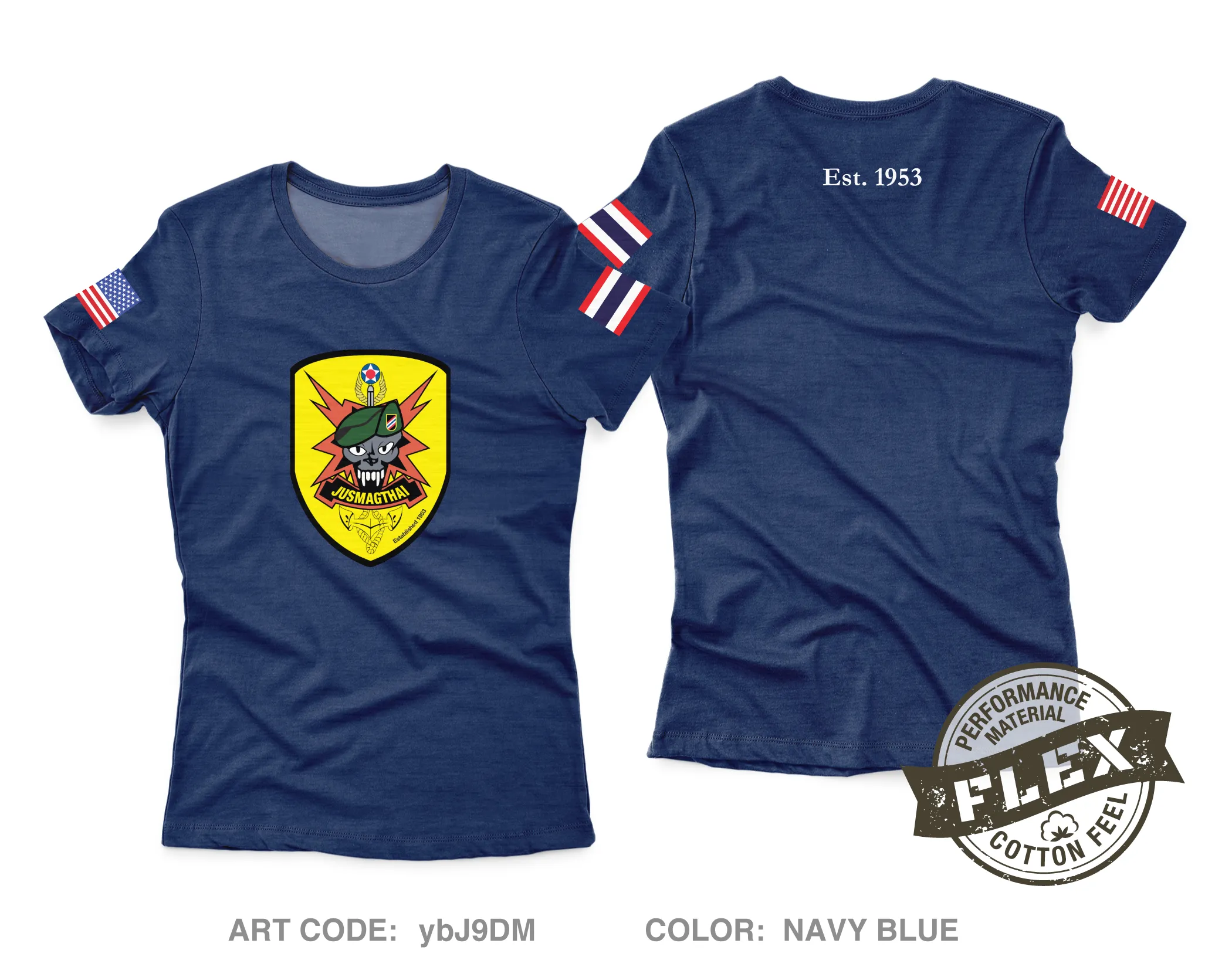 JUSMAGTHAI Women's SS Flex Performance Tee - ybJ9DM