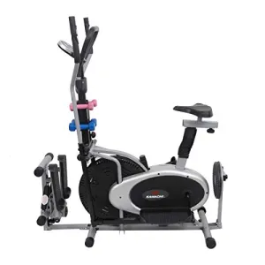 Kamachi OB-330 Elliptical Orbitrack Bike (4 in 1) with Stepper, Twister & Dumbbells; Exercise Cycle; Cross Trainer