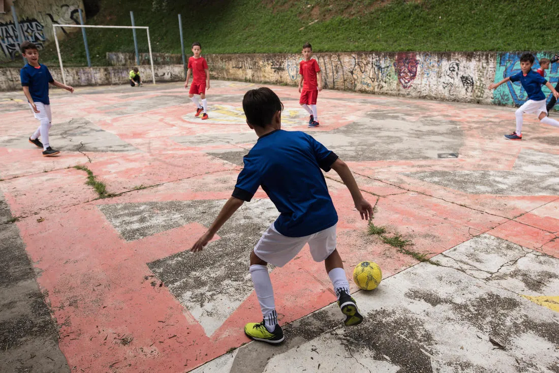 Kids' Futsal Trainers Eskudo 500