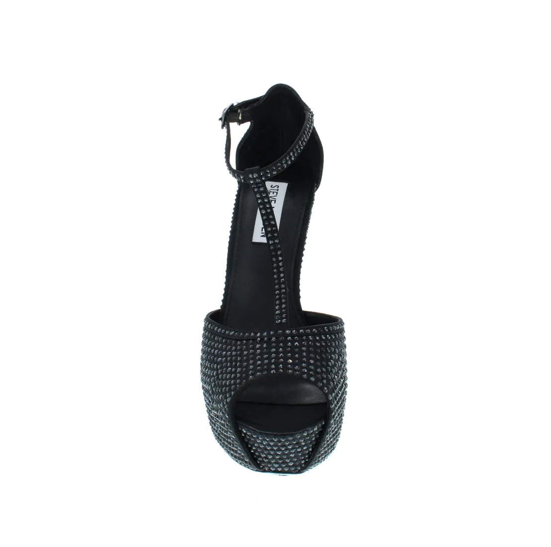 LA SPARKLE STILETTO OPEN TOE T-ANKLE STRAP