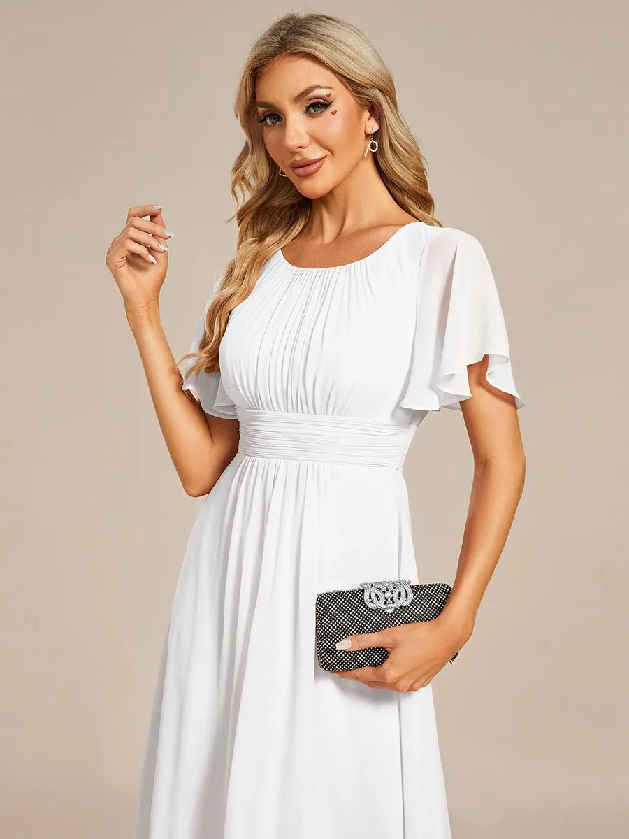 Lidia shorter style high neck wedding gown in ivory s24-26 Express NZ wide