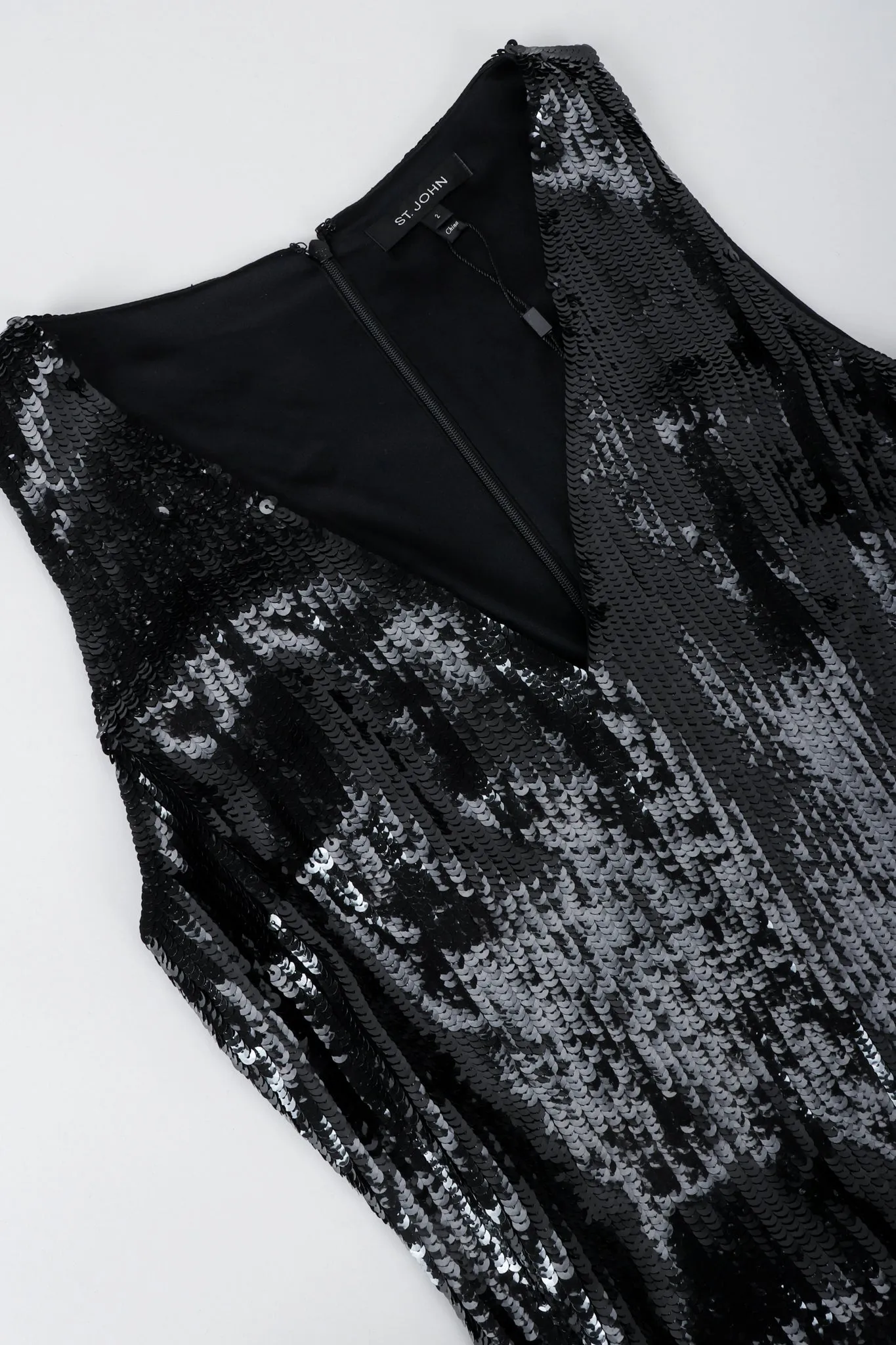 Liquid Sequin Black Tie Jumpsuit
