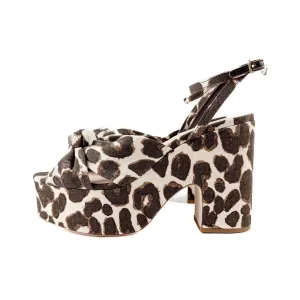 Loeffler Randall - Liza Platform Sandal (Leopard)