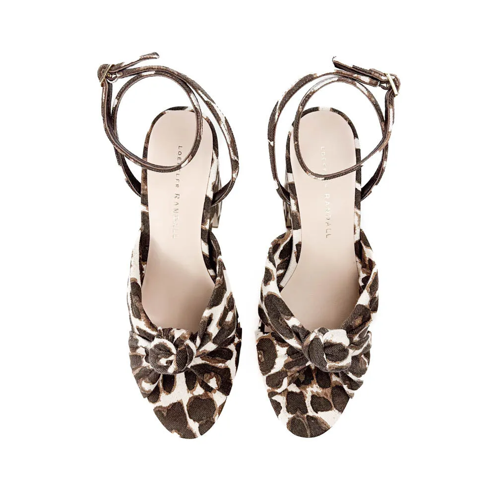 Loeffler Randall - Liza Platform Sandal (Leopard)