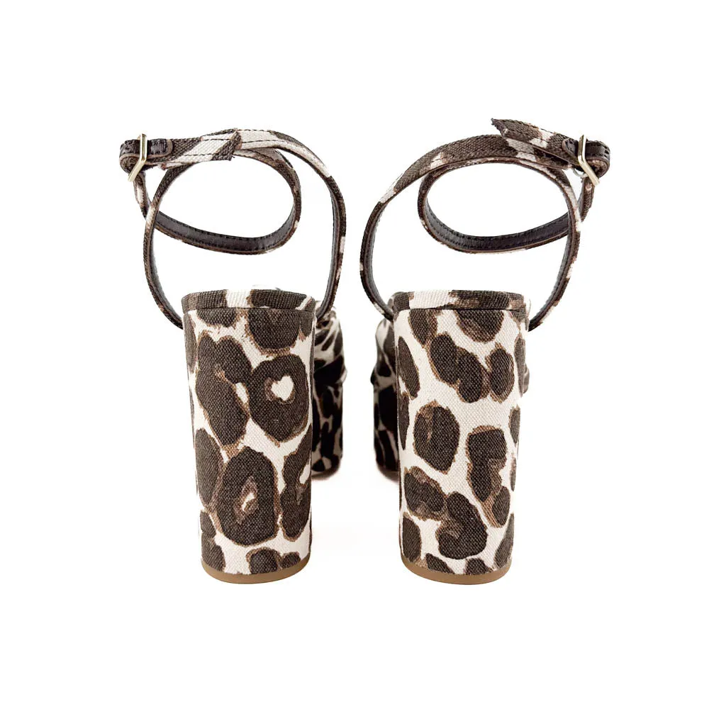 Loeffler Randall - Liza Platform Sandal (Leopard)