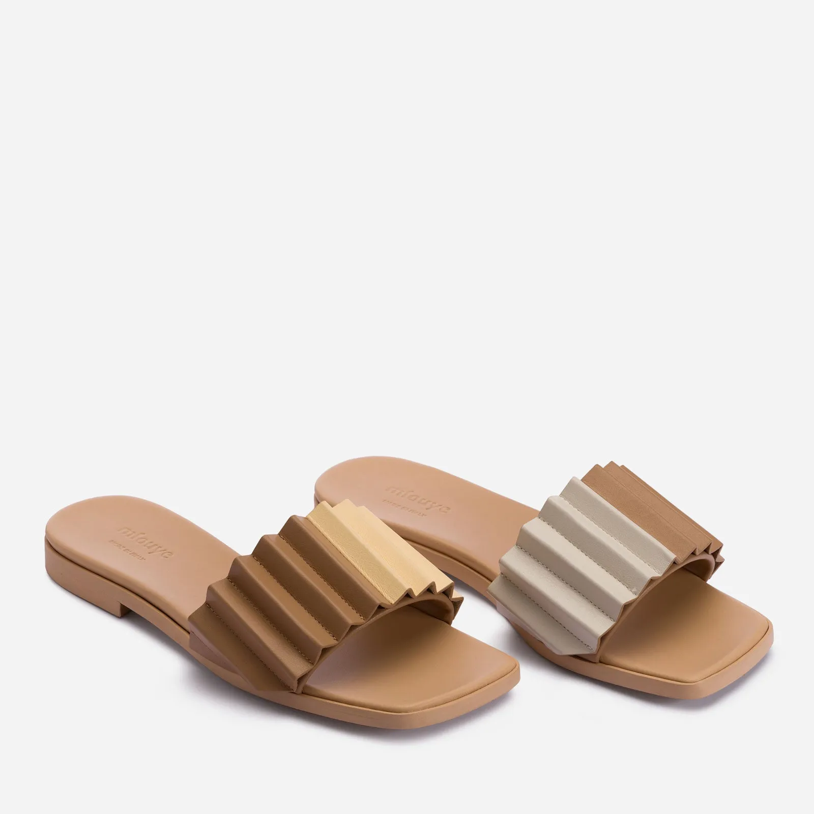 Louise Slide Sandal - Buttermilk