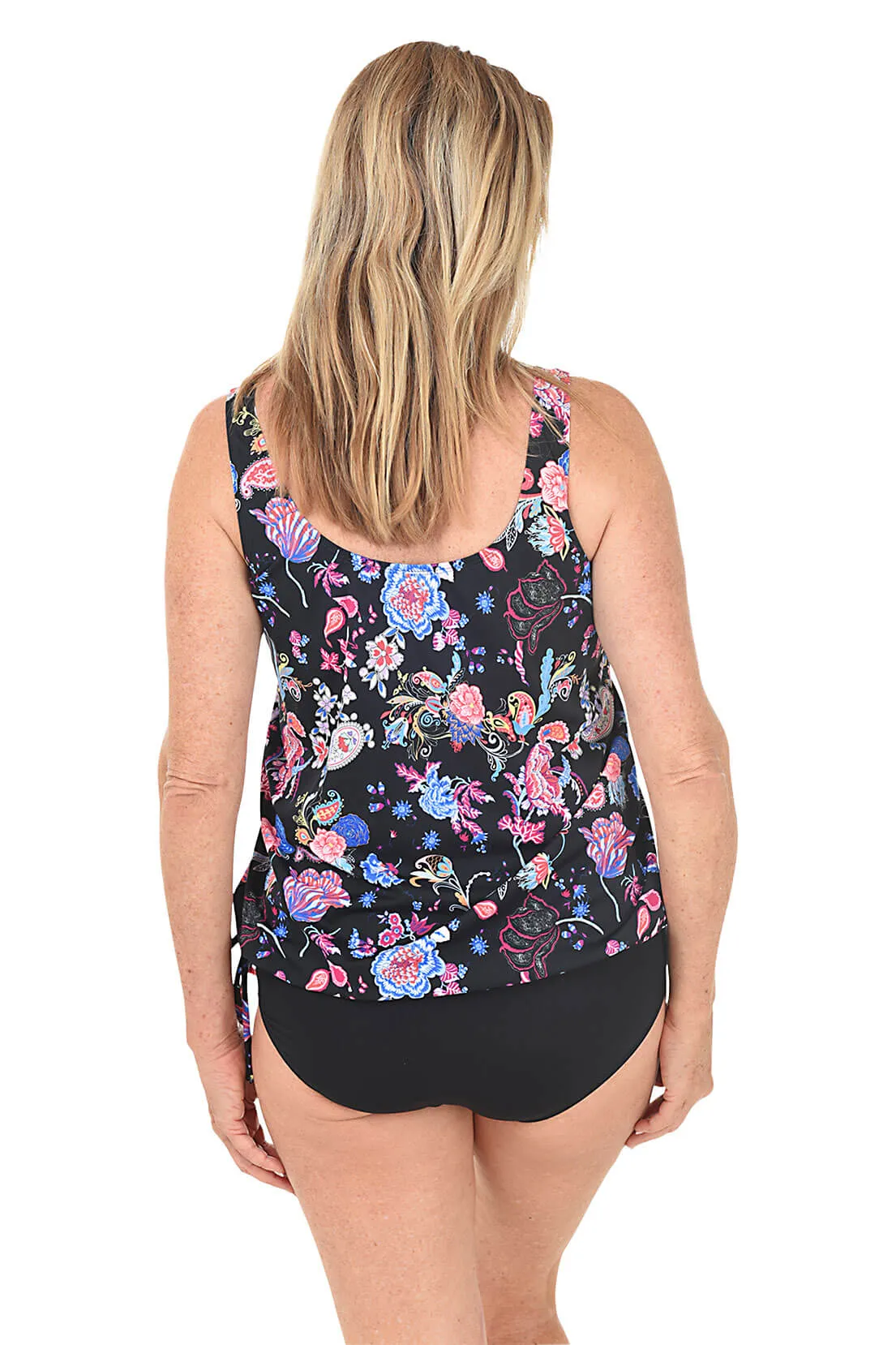 Magic Garden Blouson Tankini Top