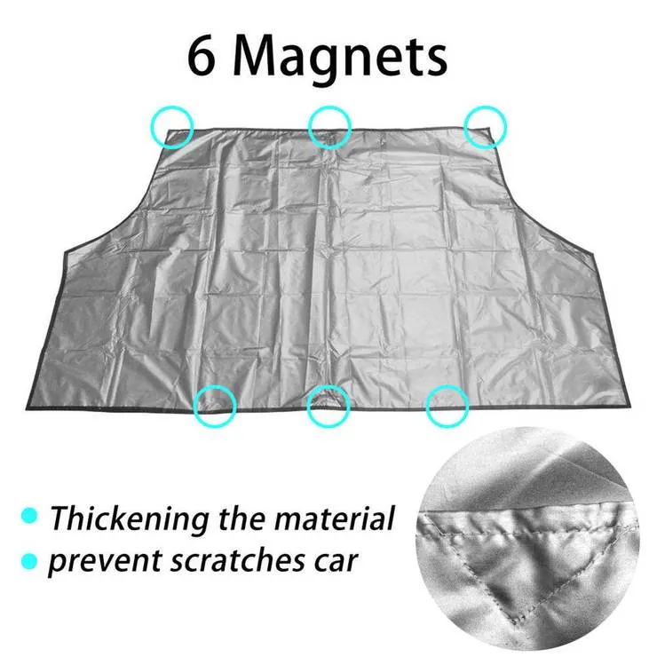 Magnetic Car Windscreen Cover Sun Shade Shield Dust Snow Ice Frost Protector