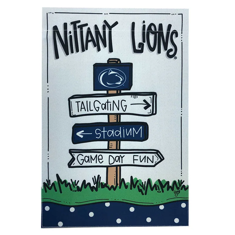 Magnolia Lane Sign Garden Flag