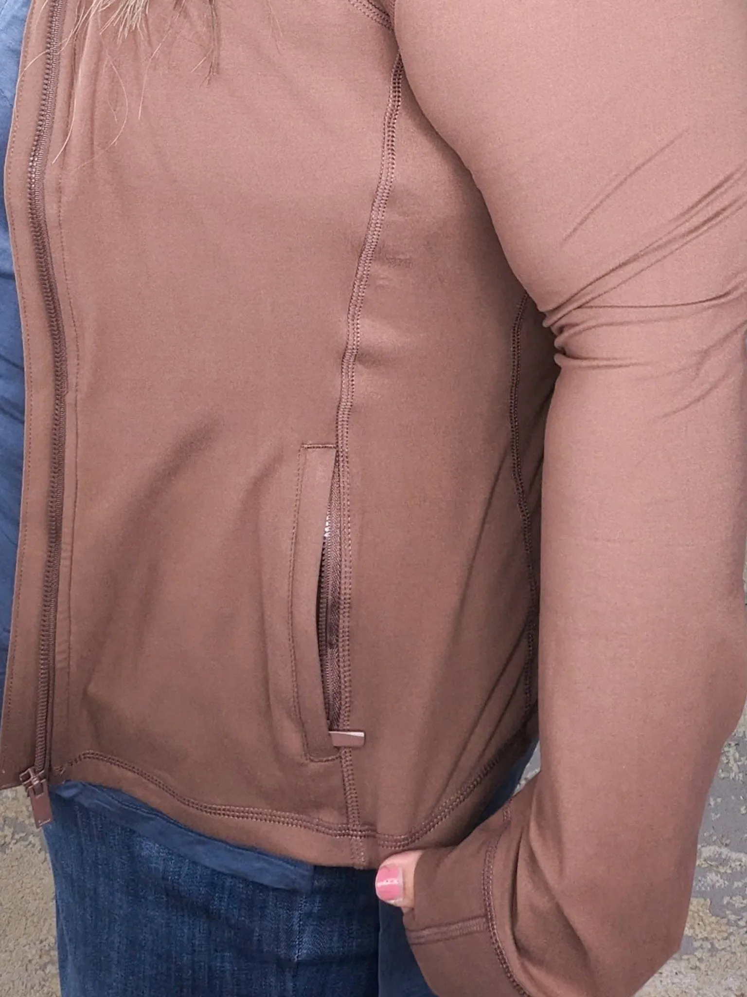 Malia Athletic Fit Full Zip Top w/Hood (5 colors!)