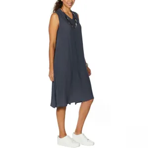 MarlaWynne WynneLayers Women's Sleeveless Crinkled Midi Dress