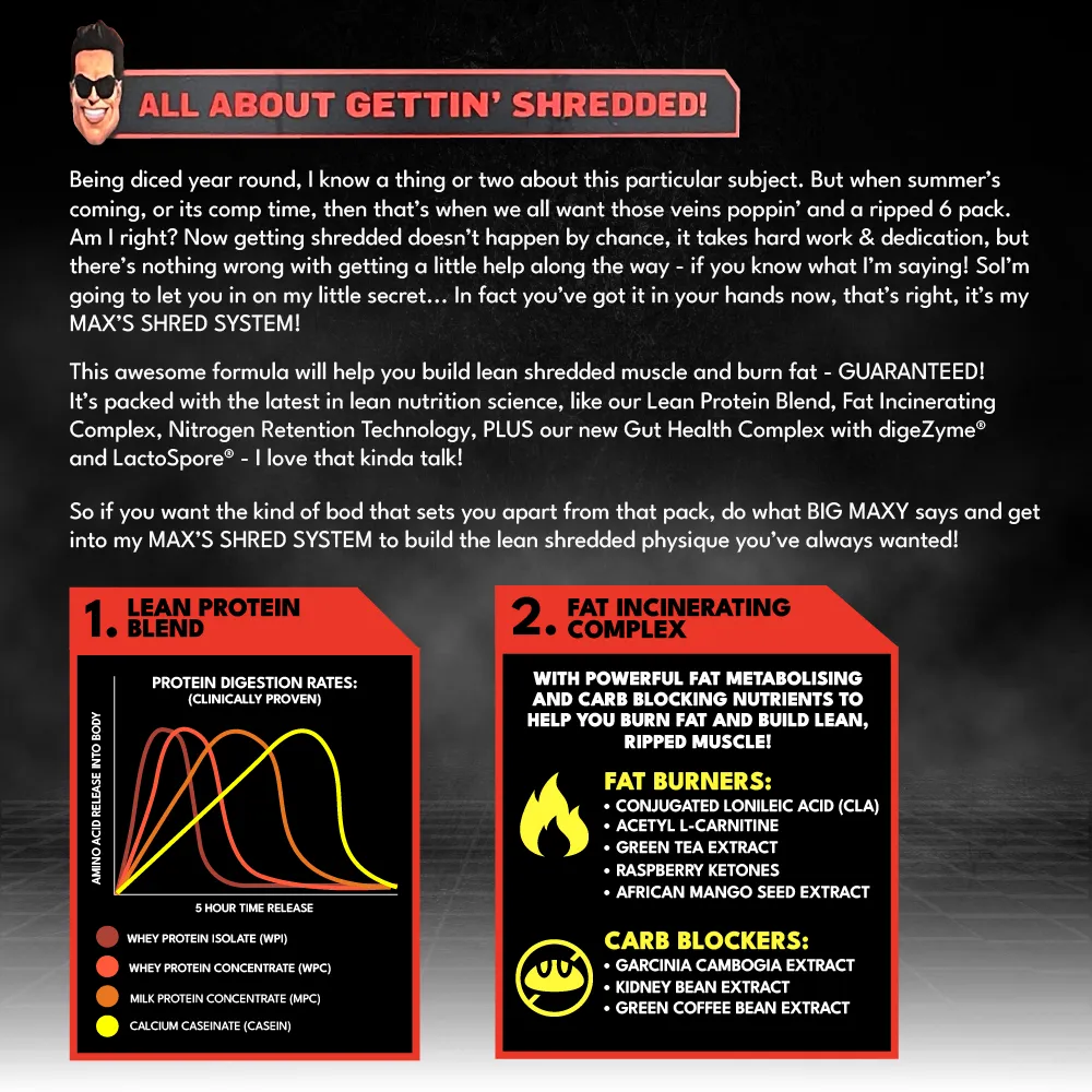 MAX'S Shred System   MAX's Anabolic Night Bundle