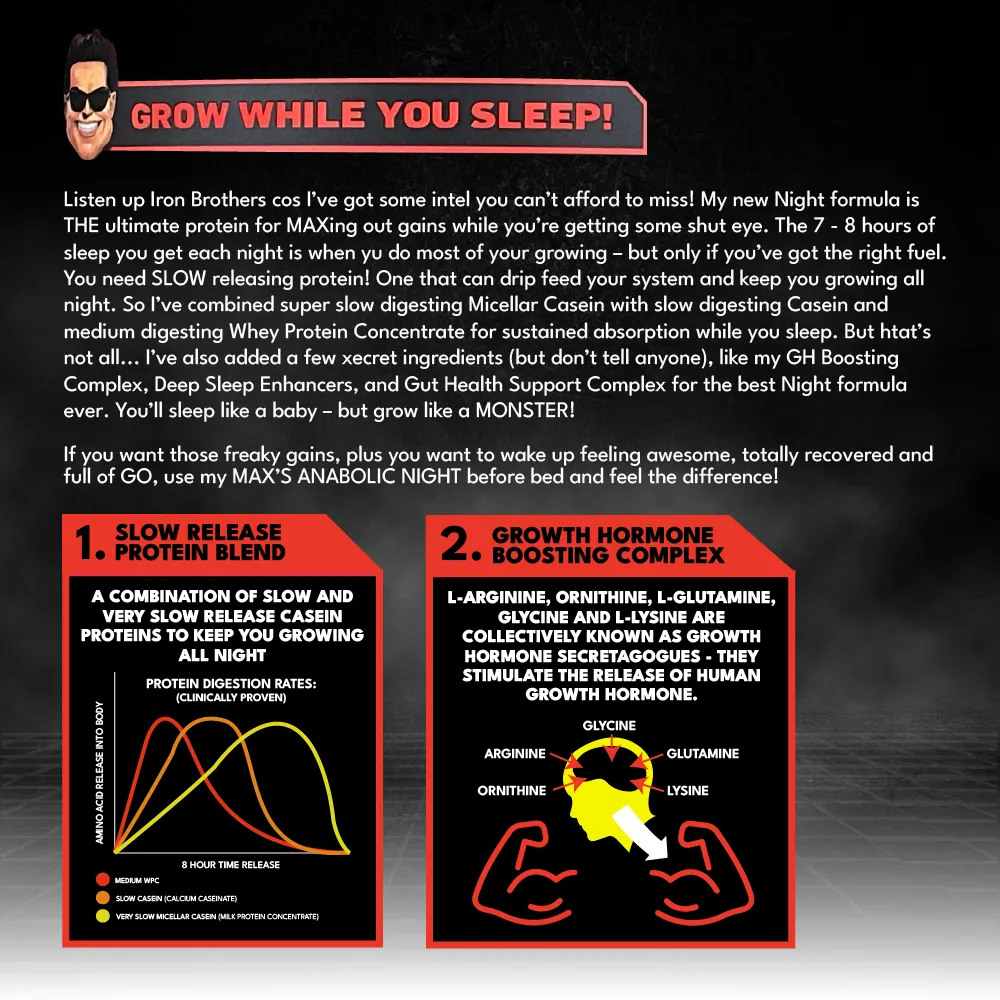 MAX'S Shred System   MAX's Anabolic Night Bundle