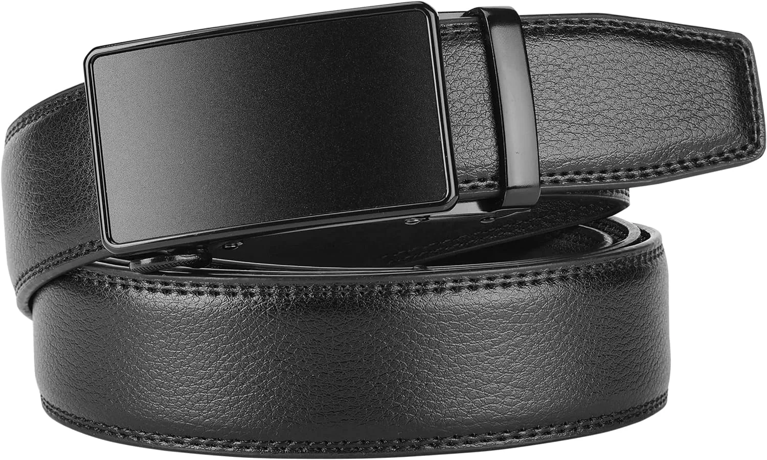 Men's Real Leather Ratchet Dress Casual Belt