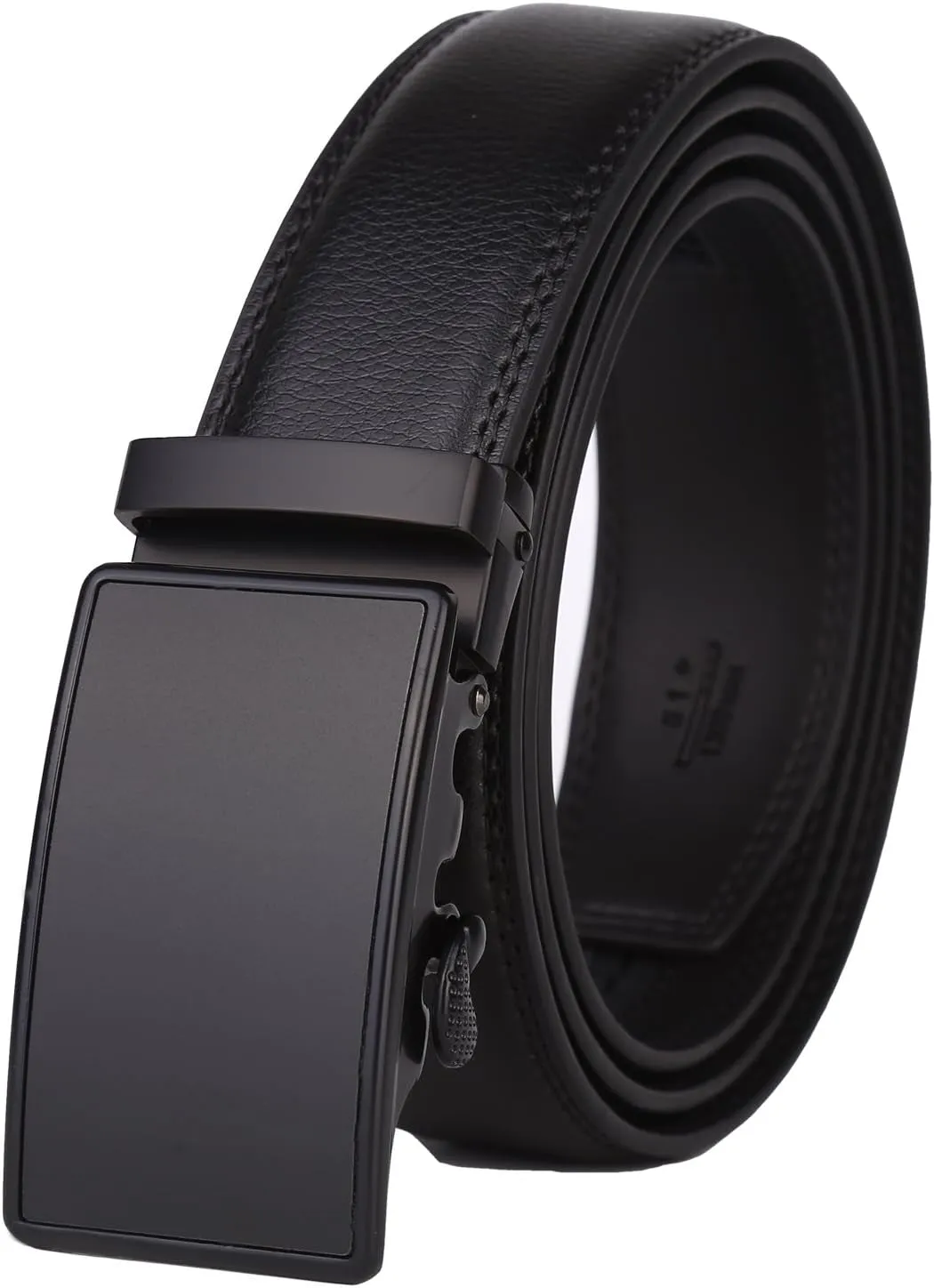 Men's Real Leather Ratchet Dress Casual Belt
