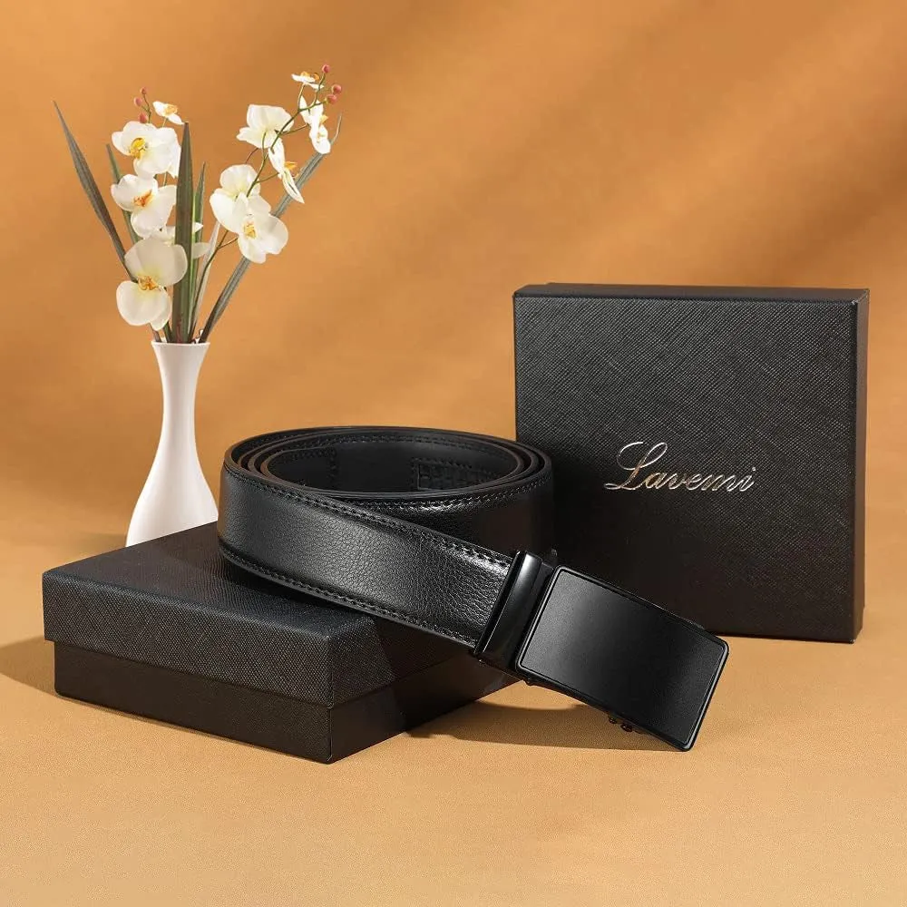 Men's Real Leather Ratchet Dress Casual Belt