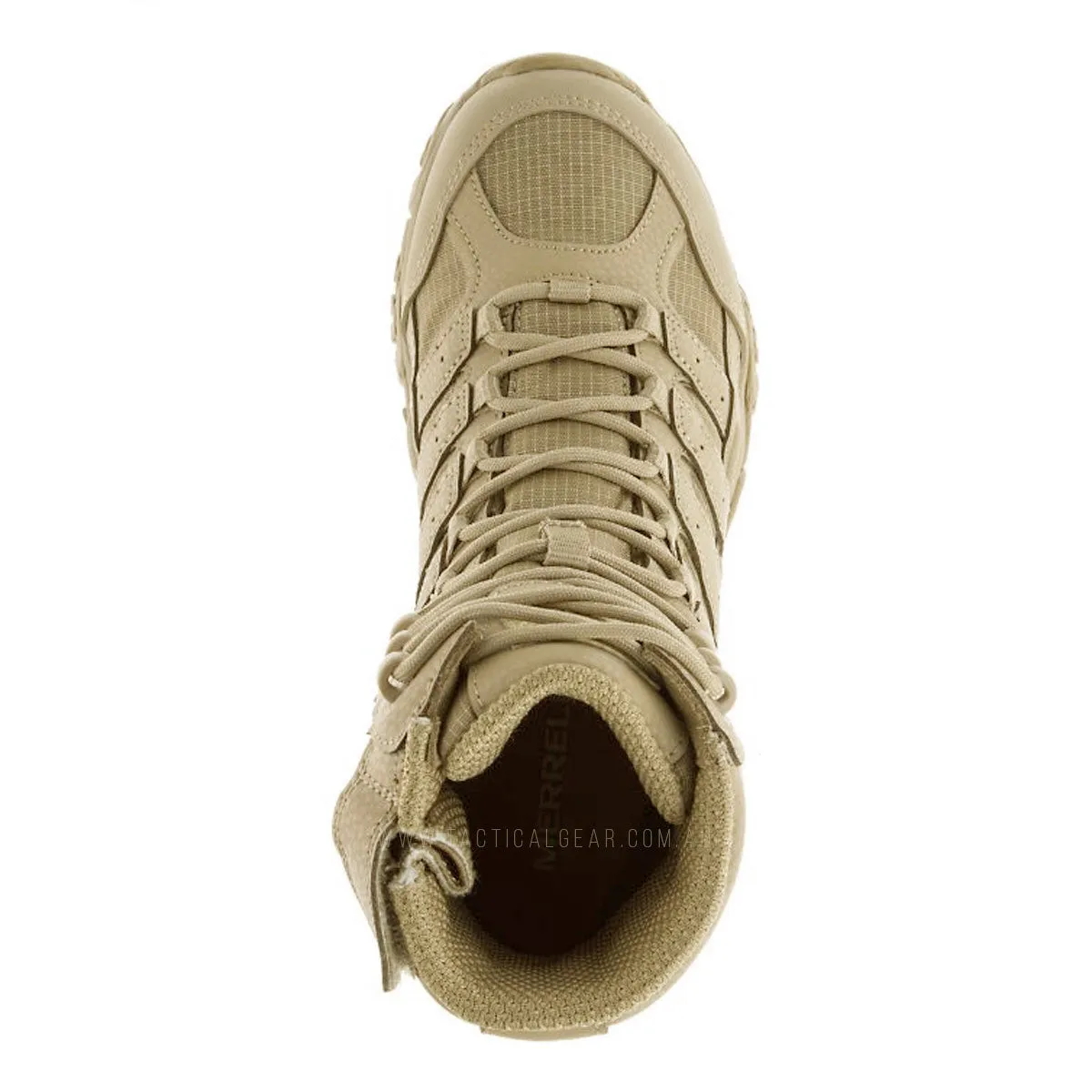 Merrell Tactical MOAB 2 Tactical Waterproof 8 Inches Side-Zip Boot Coyote