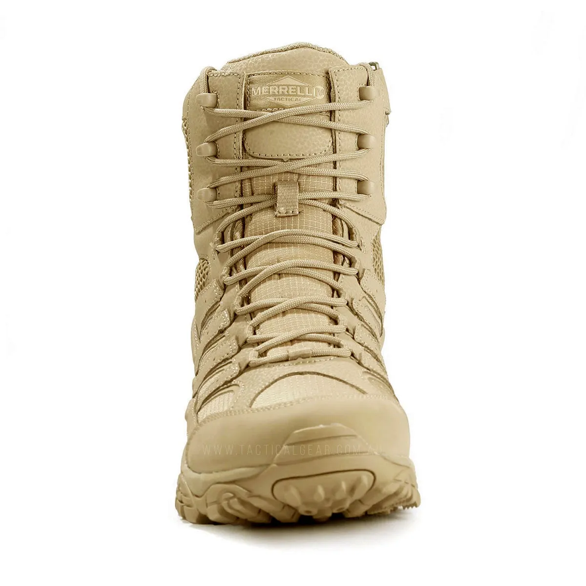 Merrell Tactical MOAB 2 Tactical Waterproof 8 Inches Side-Zip Boot Coyote