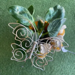 Metal Butterfly/Dragonfly on Stick