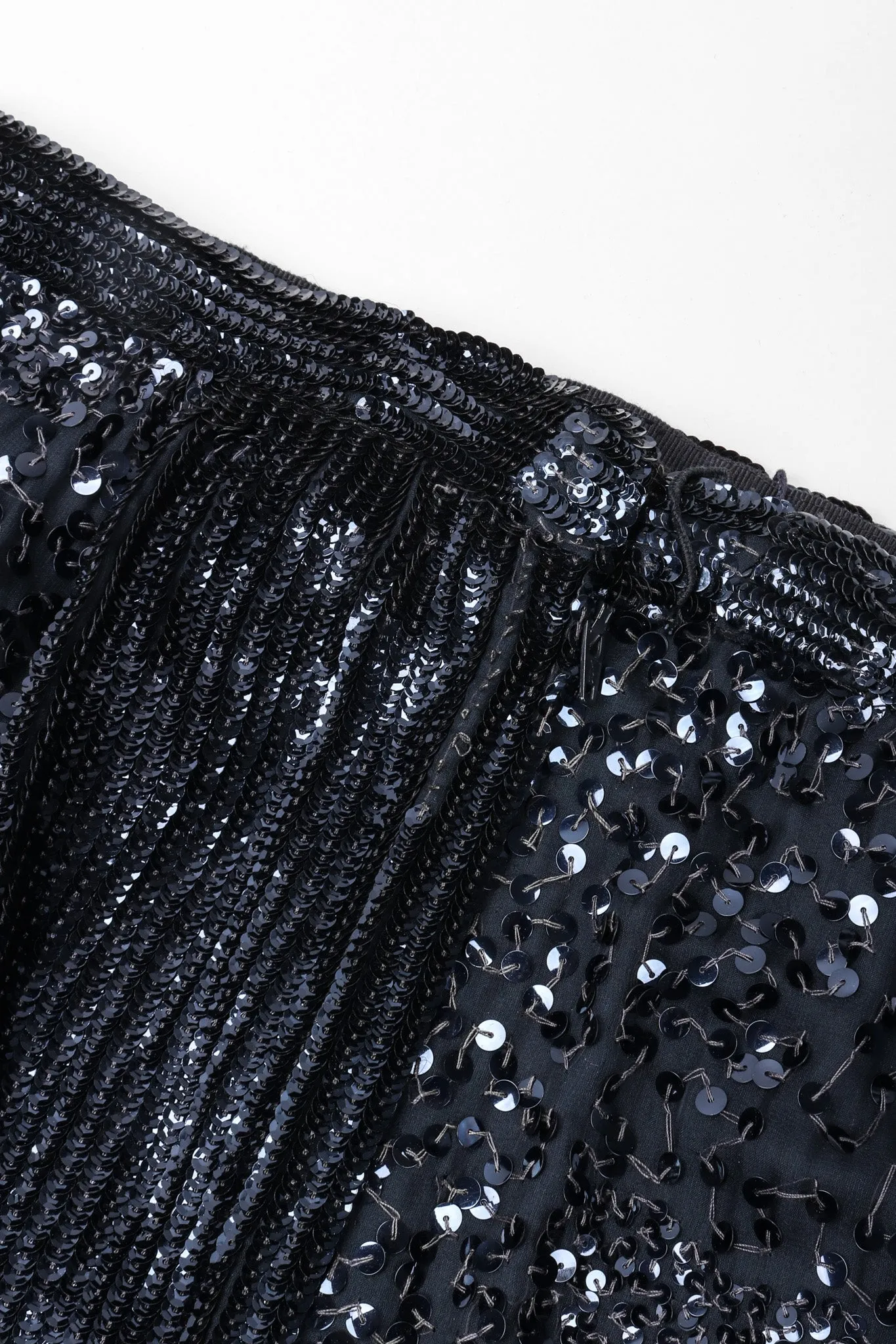 Micro Sequin Chiffon Skirt