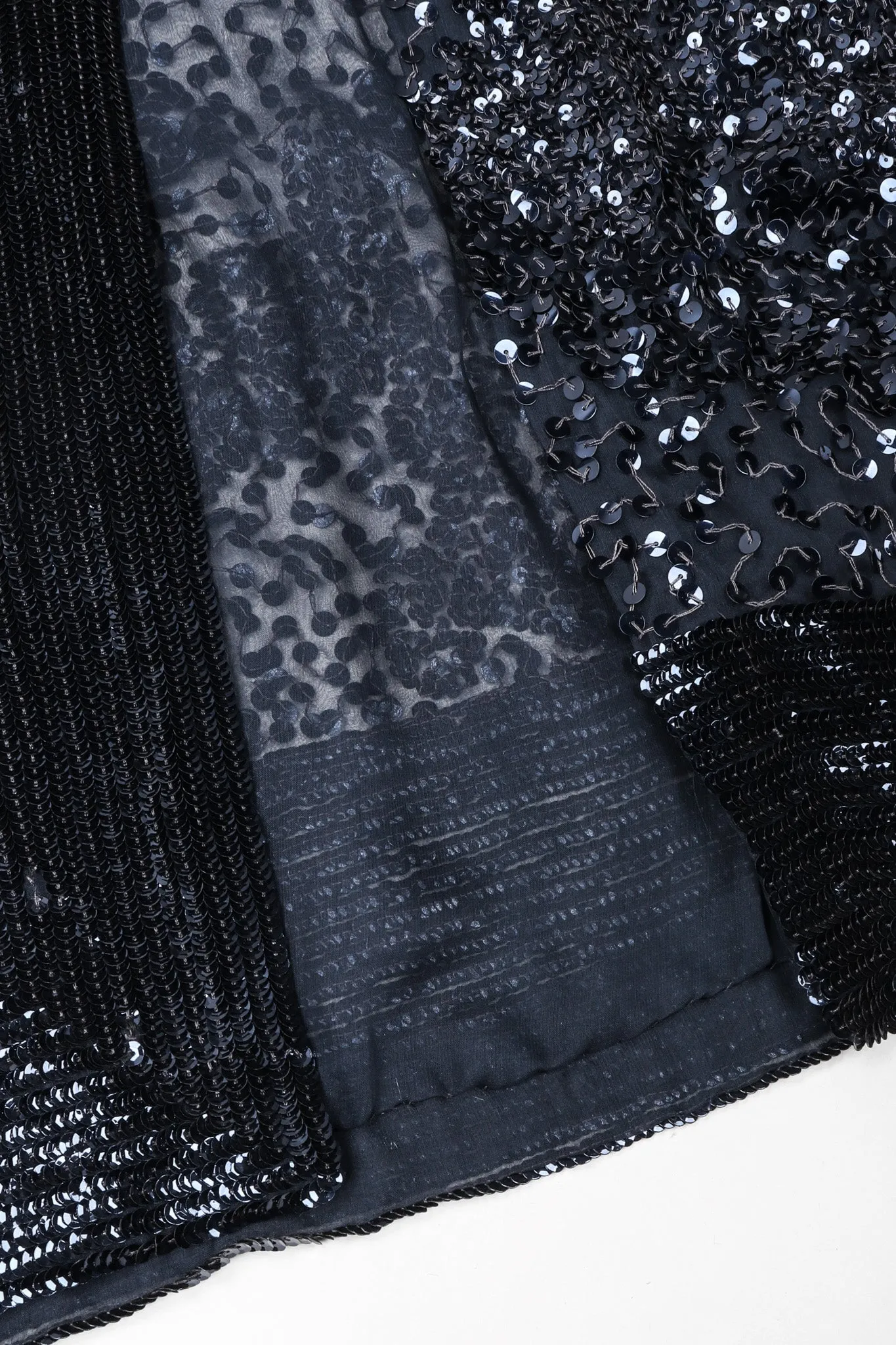 Micro Sequin Chiffon Skirt