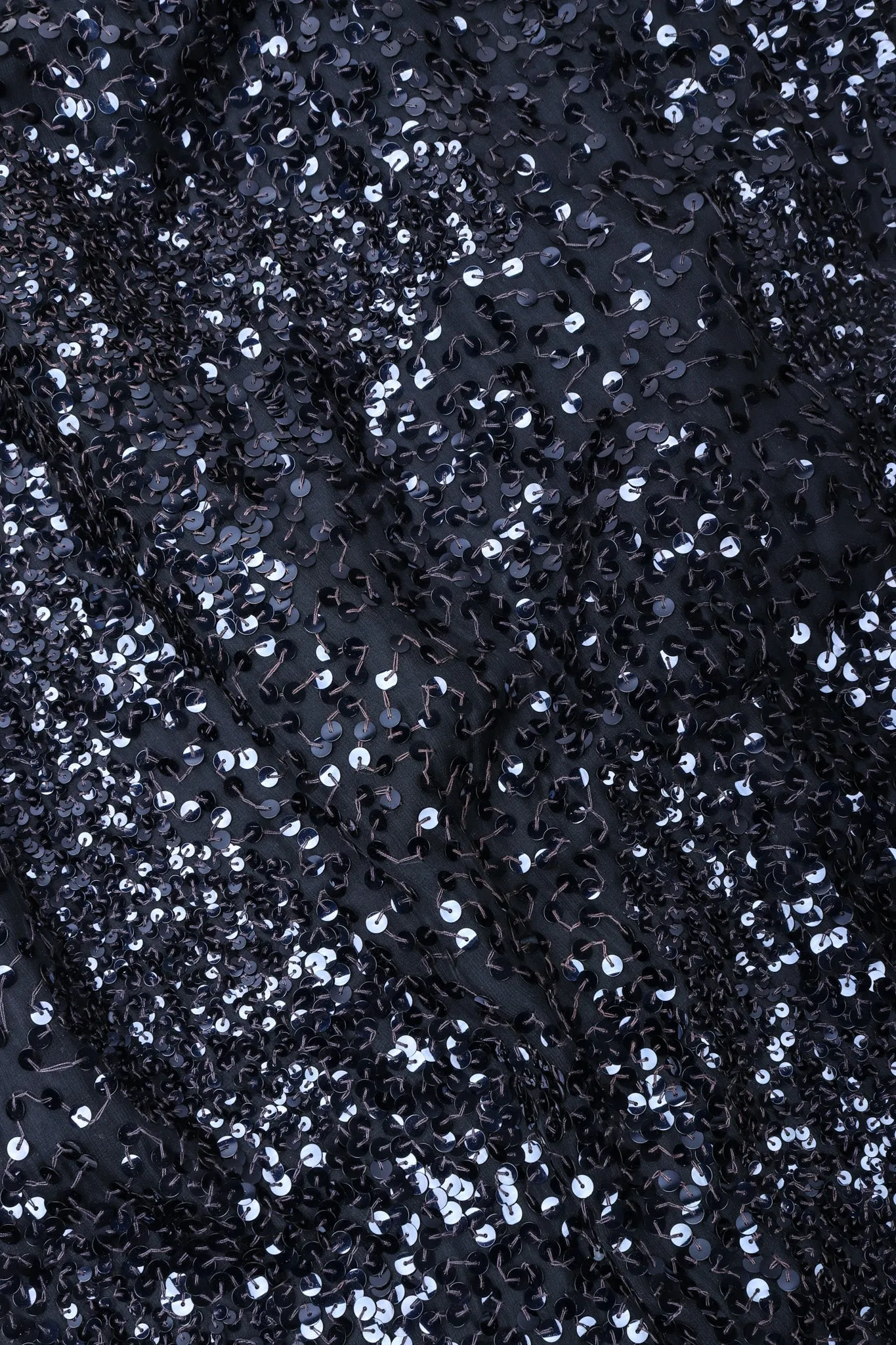 Micro Sequin Chiffon Skirt