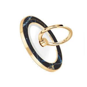 Midnight Marble - Golden MagSafe Phone Grip and Ring Holder Stand